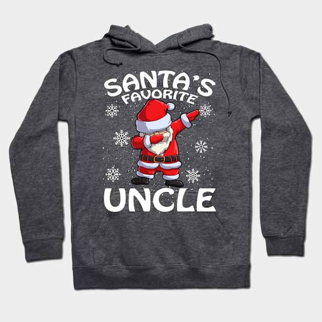 Santas Favorite Uncle Christmas Hoodie by intelus